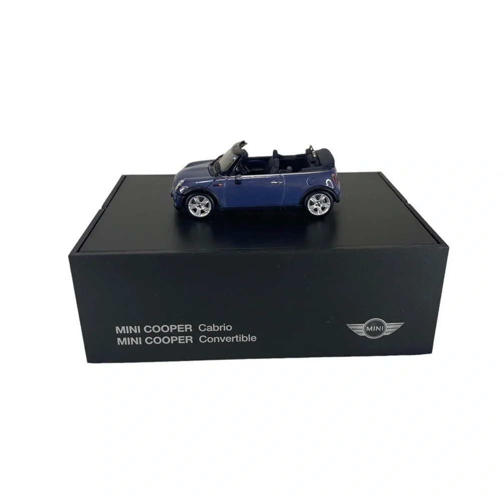 BMW Dealer Display Model 1:43 Diecast Mini Cooper‎ Cabrio Convertible Blue